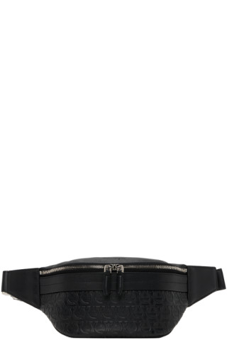 Salvatore Ferragamo Black Gancini Belt Bag