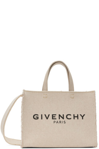 Givenchy Small G-Tote Bag in Beige