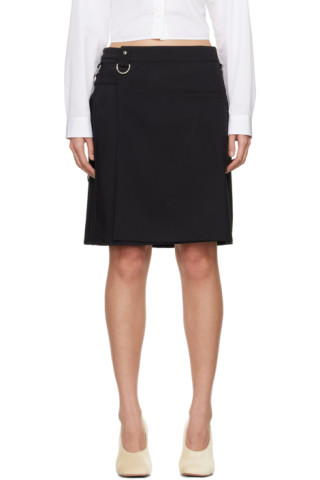 【関税込み】Givenchy ブラック ラップ ミニスカート 232278F090005_1.jpg