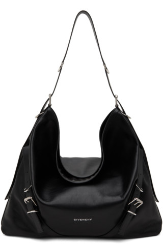 Givenchy: Black XL Voyou Bag | SSENSE Canada