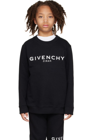 Givenchy Kids Black & White Color Block Sweater Givenchy