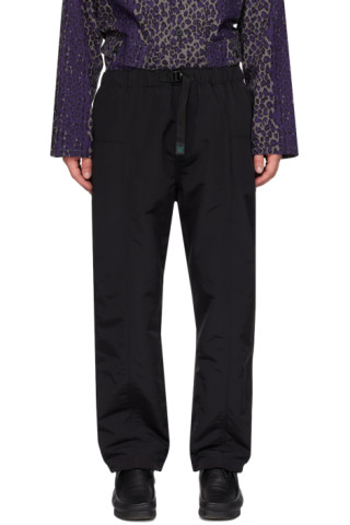 Black Belted Trousers by South2 West8 on Sale