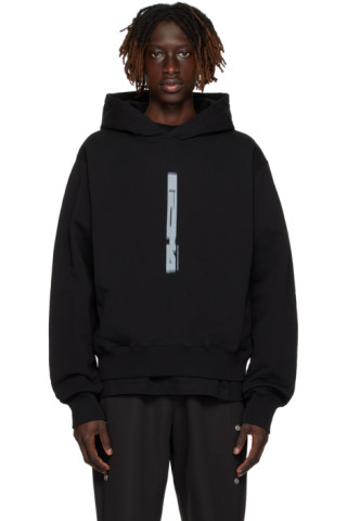 C2H4: Black Deformation Hoodie | SSENSE