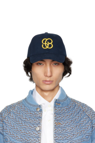 サイズは調節可能ですStefan Cooke monogram cap navy