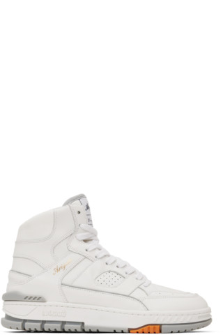 【関税込み】Axel Arigato ホワイト Area ハイカットスニーカー AXEL ARIGATO AREA HI HIGH-TOP SNEAKERS WOMEN SHOES F0519015