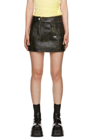 ★BADBLOOD★ Squad Biker Mini Skirt Black w-skt25-004 ◇25SS BADBLOOD Squad Biker Mini Skirt & Shorts◇
