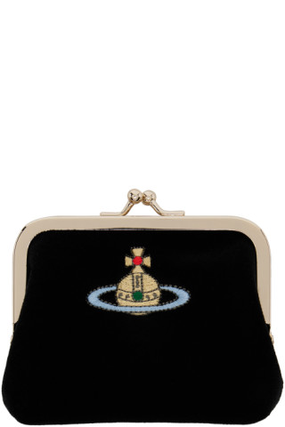 Vivienne Westwood: Black Frame Coin Purse | SSENSE