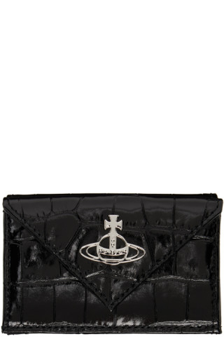 Vivienne Westwood Black Embossed Wallet