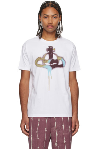 VIVIENNE WESTWOOD Spray Orb Tシャツ 232314M213044_1.jpg