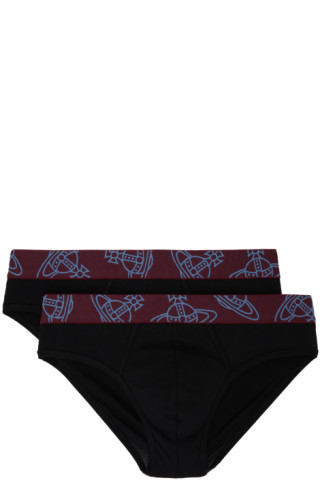 SKVI Black-Black Boxer Briefs 2-pack