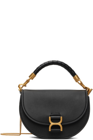 Chloé Black Marcie Chain Flap Bag