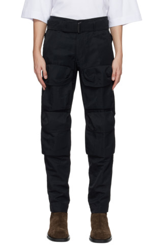 Dries Van Noten 24ss belted cargo pants