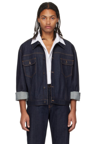 The Row: Indigo Orson Denim Jacket | SSENSE