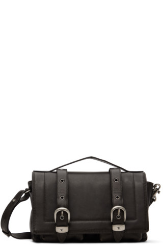 Marge Sherwood Leather Belted Satchel Bag