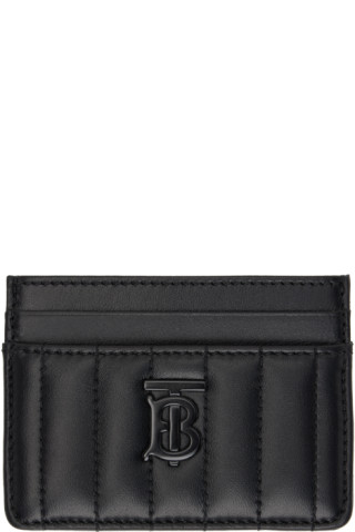 Burberry Logo-Plaque Leather Cardholder