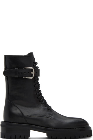 Ann Demeulemeester: Black Cisse Boots | SSENSE