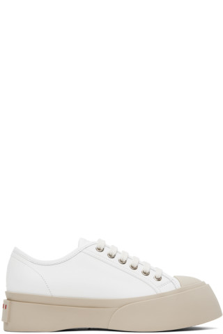 Marni: White Pablo Sneakers | SSENSE Canada