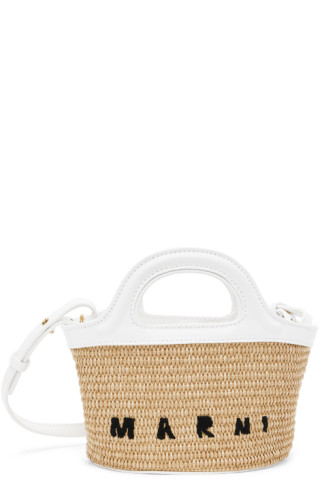 White Micro Tropicalia Tote