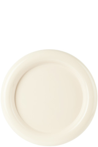 Off-White Chunky Plate by Gustaf Westman Objects | SSENSE Canada