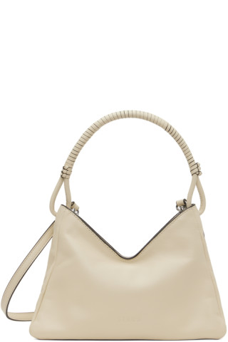 STAUD Off-White Valerie Shearling Shoulder Bag - ShopStyle