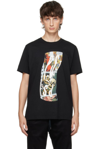 Black Comic Strip T-Shirt by PS by Paul Smith on Sale