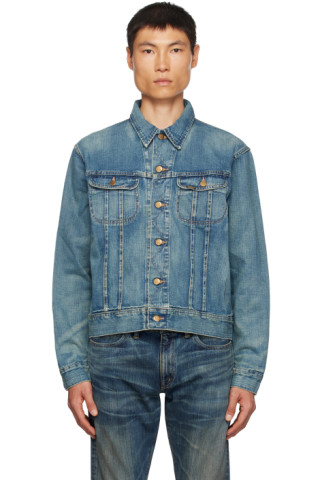 RRL: Blue Leeland Denim Jacket | SSENSE