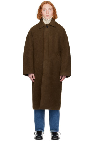 AMOMENTO - Brown Raglan Coat