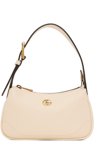 Gucci: Beige Aphrodite Shoulder Bag | SSENSE