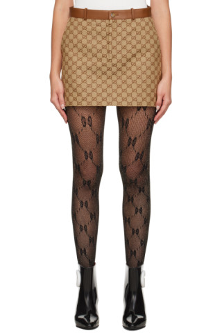 Louis Vuitton Monogram Jacquard Zip-Up Mini Skirt