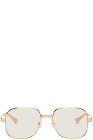 gucci sunglasses gold sides