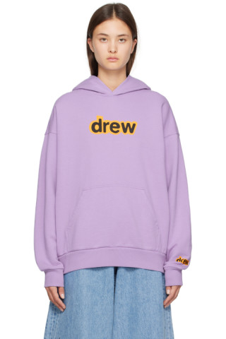 drew house: Purple Secret Hoodie | SSENSE