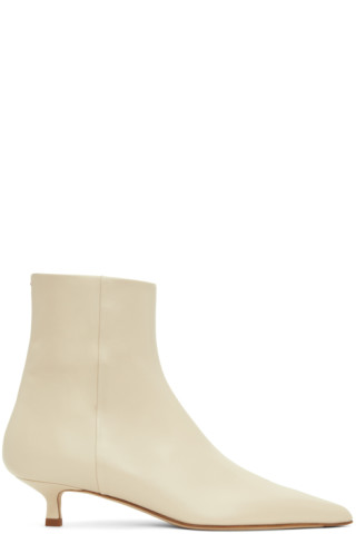 Aeyde Sofie Suede Ankle Boots in Brown