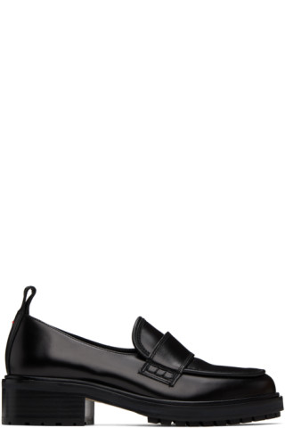 Black Ruth Loafers by Aeyde on Sale
