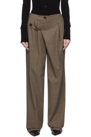 Peter Do - Brown Wrap Trousers