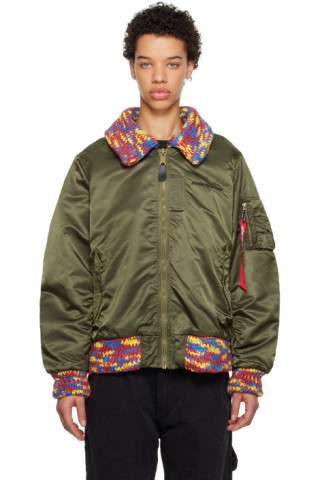 Awake NY: Khaki Alpha Industries Edition MA-1 Bomber Jacket