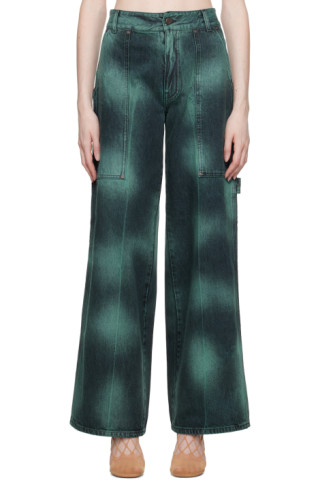 Stella McCartney: Blue Tie-Dye Jeans | SSENSE