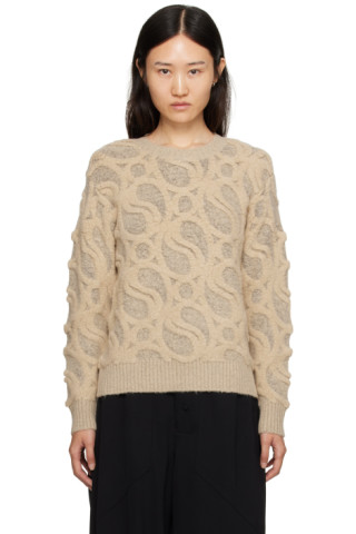 Crew necks Stella Mccartney - Wool monogram jacquard sweater
