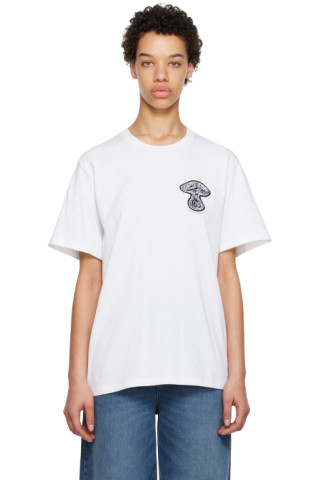 White Patch T-Shirt by Stella McCartney on Sale