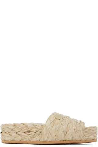 【関税込み】Stella McCartney ベージュ Skyla エスパドリーユ Beige Skyla Espadrilles by Stella McCartney on Sale