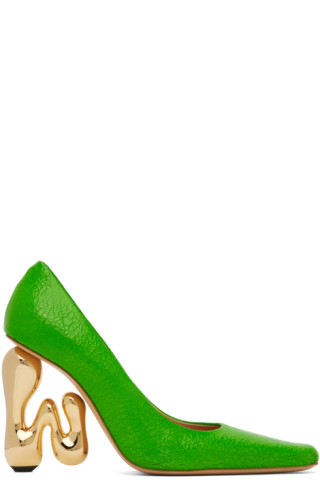 JW Anderson Green Bubble Heels