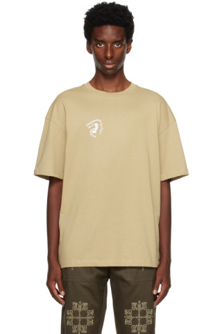 【関税込み】ADISH ベージュ Stolen Meadows Tシャツ 232484M213014_1.jpg