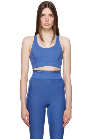 Outdoor Voices TechSweat Move Free Crop Top Sports Bra Blue Size XS - $7  (85% Off Retail) - From Lene