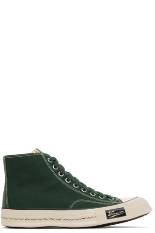 visvim - Green Skagway Hi Patten Sneakers