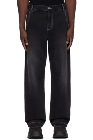 SSENSE Canada Exclusive Black Jeans by mfpen on Sale