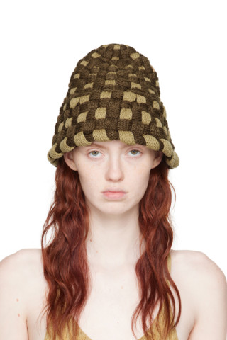 Isa Boulder SSENSE Exclusive Brown Delusion Hunting Cap Isa Boulder