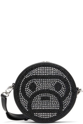 BAPE: Black Baby Milo Crystal Stone Bag | SSENSE