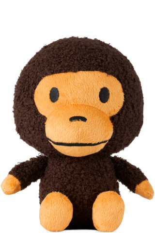 Brown Medium Baby Milo Plush Doll by BAPE | SSENSE