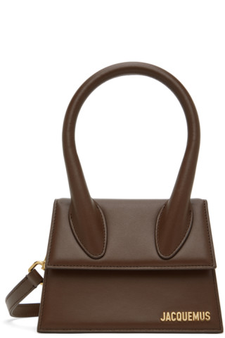 JACQUEMUS Brown Le Raphia 'Le Chiquito Long Cordao' Bag – Popshop Usa