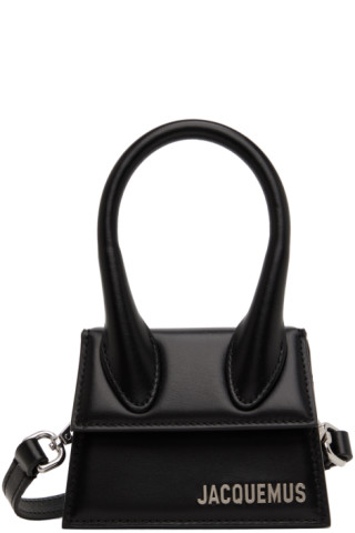 Jacquemus Le Chiquito Leather Mini Bag in Black