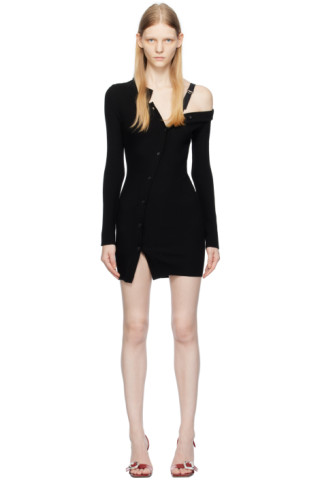 Black Le Chouchou 'La Robe La Maille Colin' Minidress by